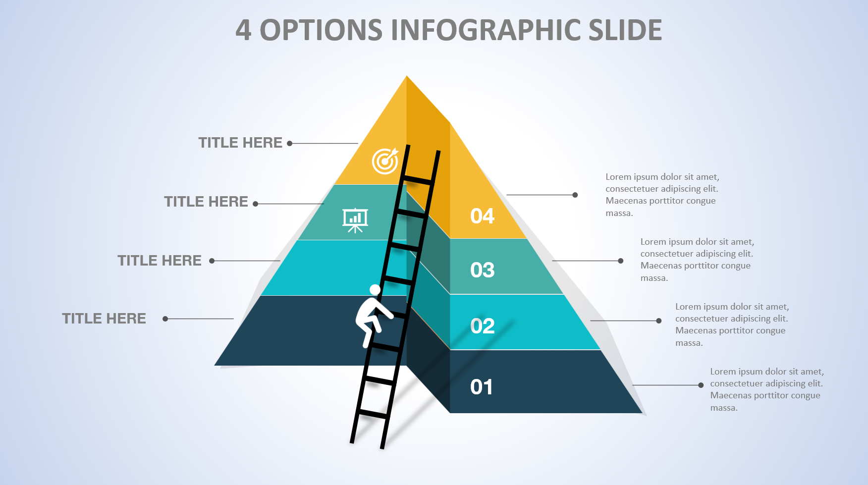 تمپلت اینفوگرافی مثلث